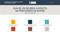 Desktop Screenshot of guiadelosmejoresalimentos.com